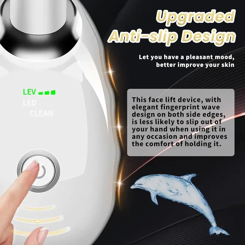 LED Face and Neck Massager – Anti-Aging Skincare Tool