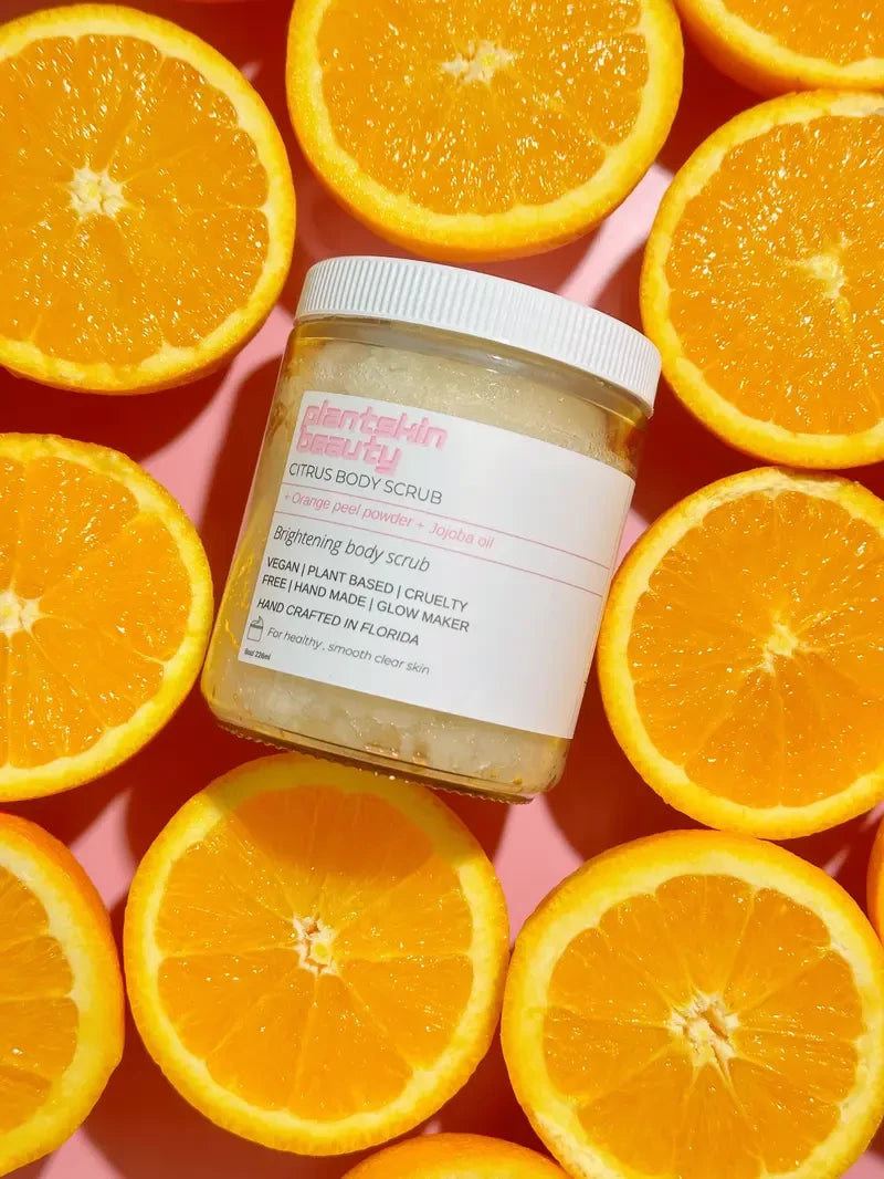 Citrus Brightening Body Scrub – Glowing Skin Exfoliator