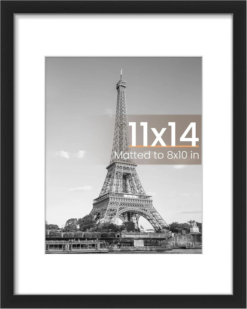 Upsimples Black Picture Frame – Modern Gallery Wall Frame