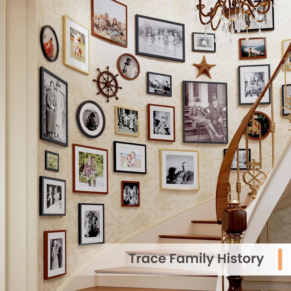 Upsimples Black Picture Frame – Modern Gallery Wall Frame