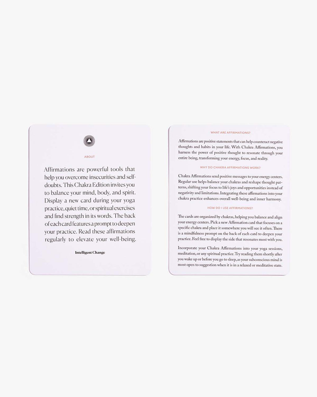 Chakra Affirmation Cards – Mindful Energy Balancing Deck