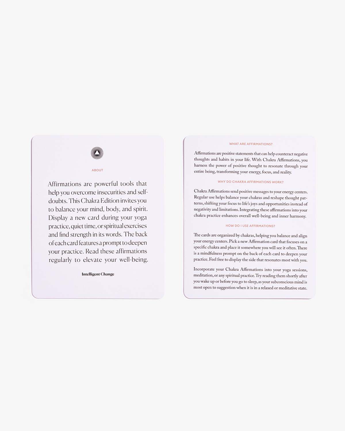 Chakra Affirmation Cards – Mindful Energy Balancing Deck