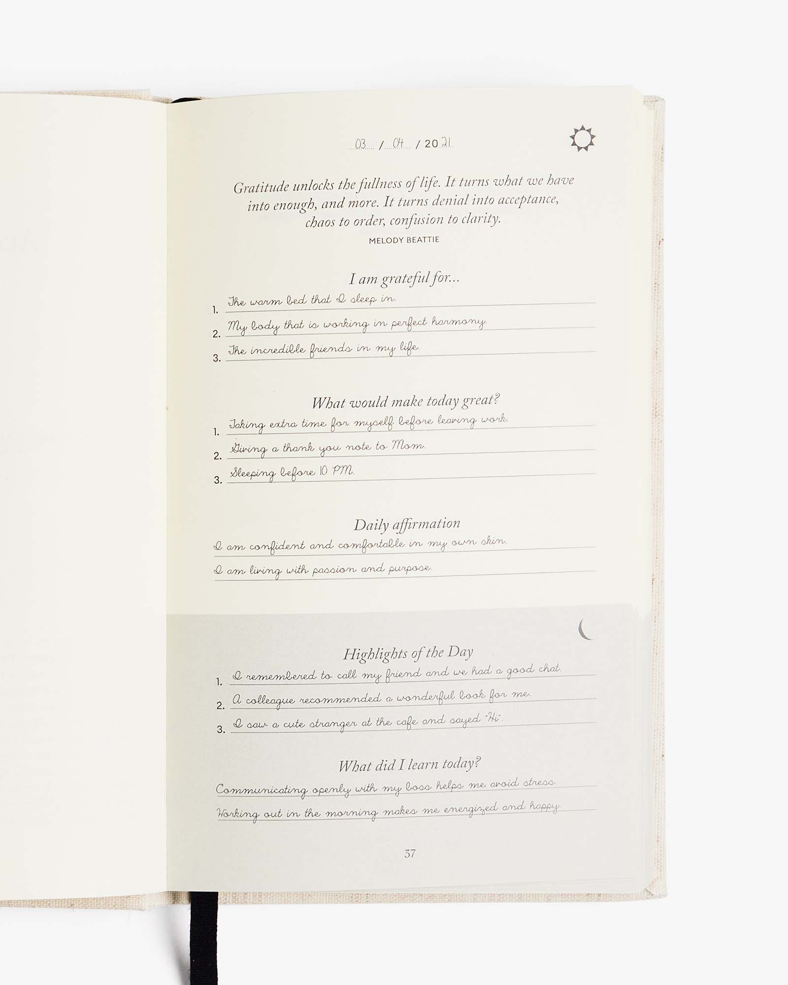 The Five Minute Journal – Daily Gratitude Journal for Happiness