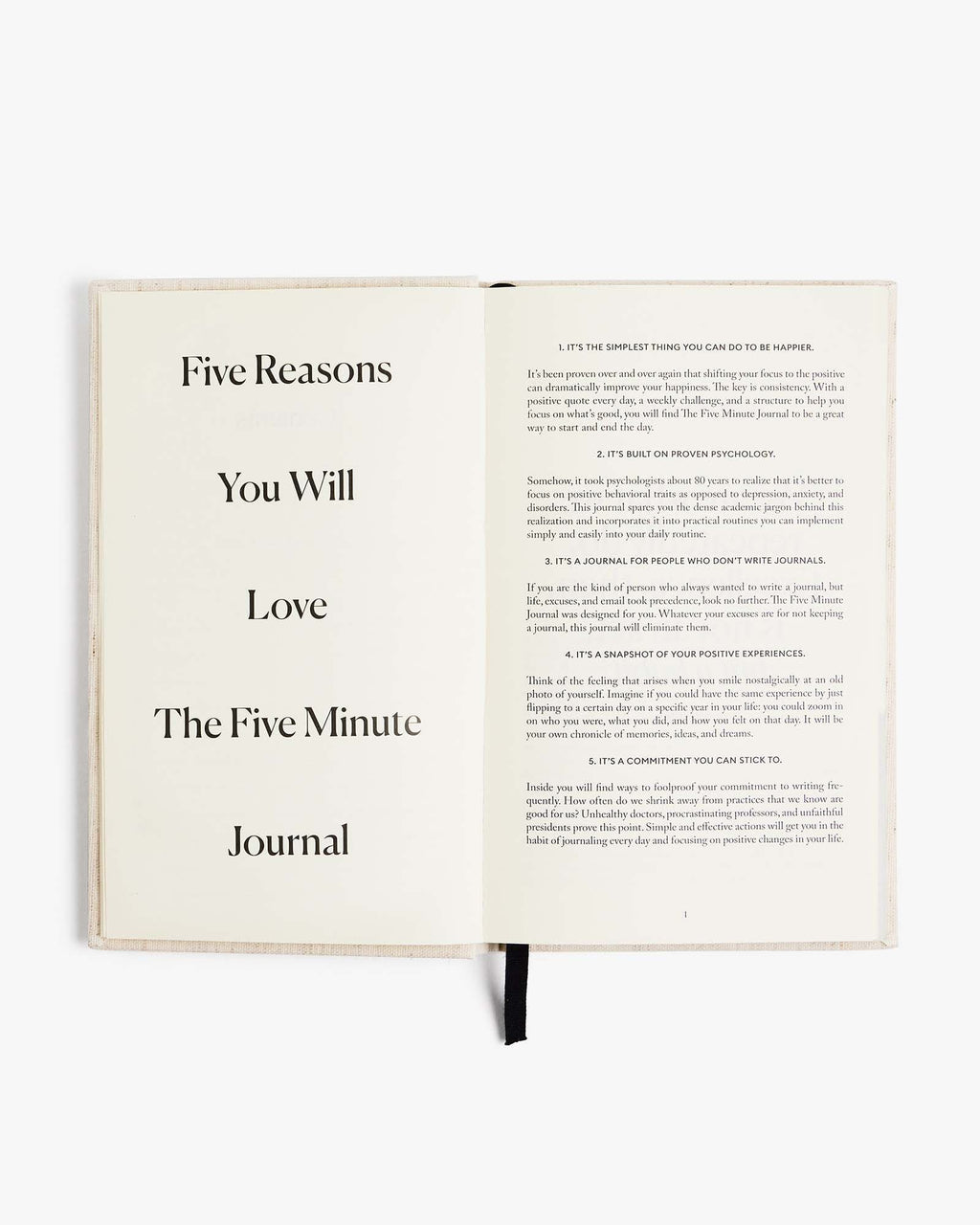 The Five Minute Journal – Daily Gratitude Journal for Happiness