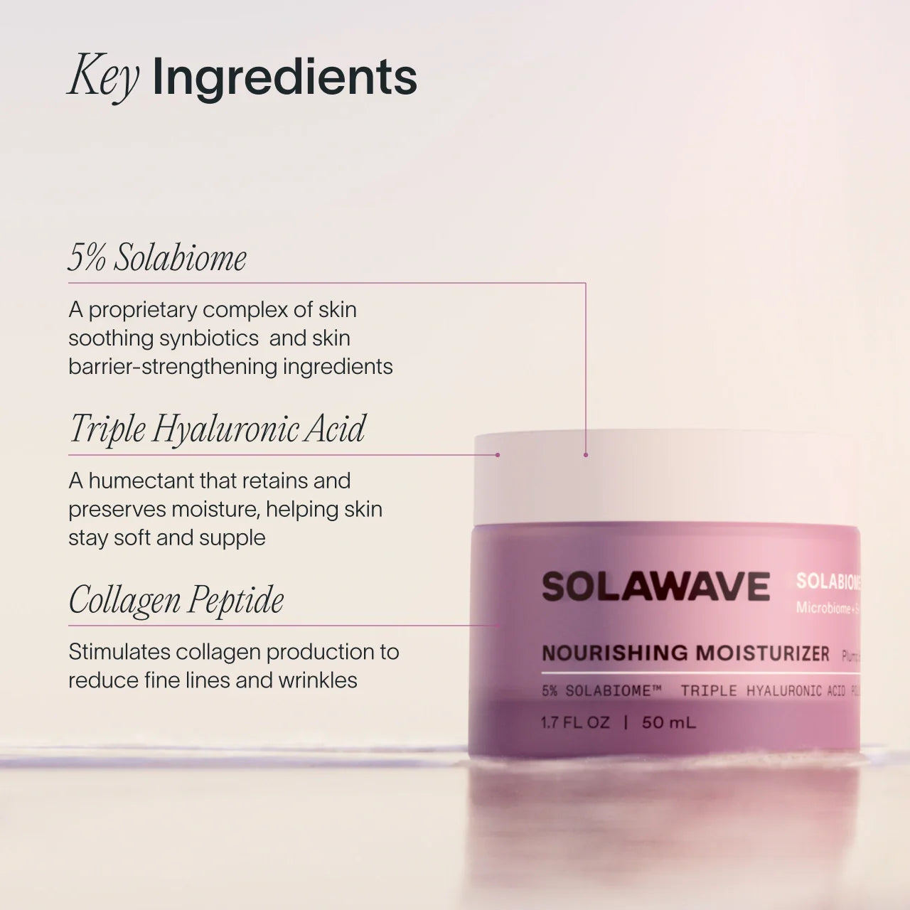 Solawave Probiotic Nourishing Moisturizer – Plumping Face Cream