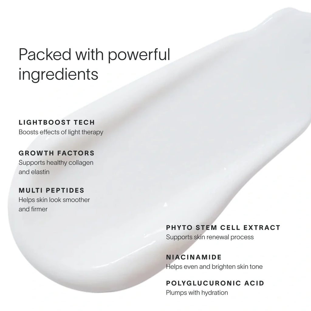 Solawave LightBoost Face & Neck Serum – LED Light Therapy Serum