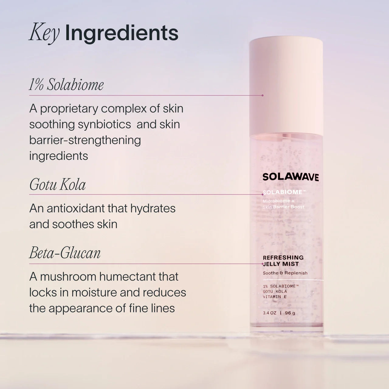 Solawave Probiotic Jelly Mist – Hydrating Face Toner Spray